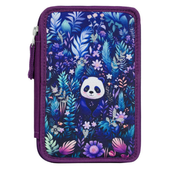Školský peračník trojposchodový Jungle Panda Baagl