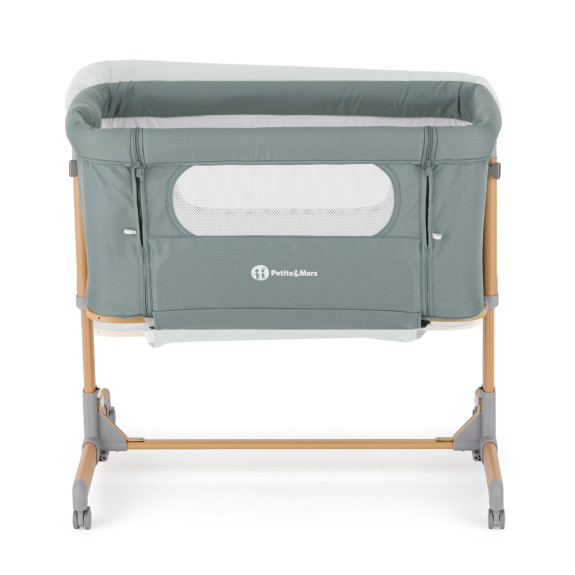 Postieľka detská polohovateľná Grace Compact Foggy Green Petite&Mars