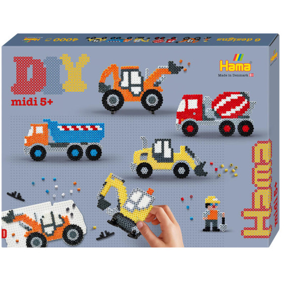 Veľká darčeková sada Stavebné stroje MIDI
