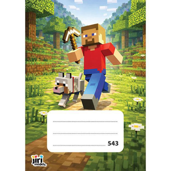 Školský zošit 543 (A5) Videogames Minecraft