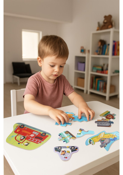 Prvé puzzle Doprava 6v1