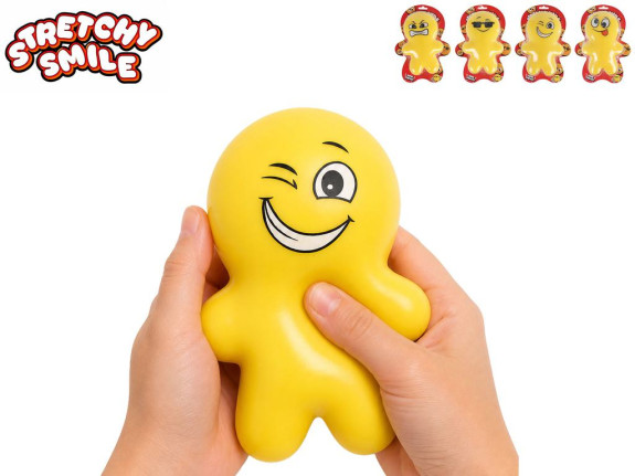 Mega squeeze panáčik strečový 17cm - mačkacia antistresová hračka