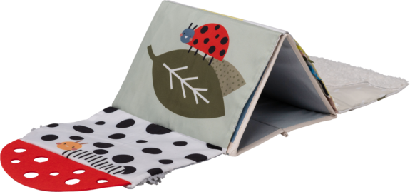 Knižka pre hru na brušku Sensory Book Taf Toys