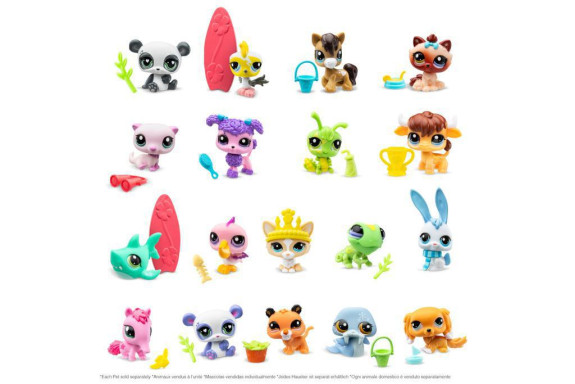 Littlest Pet Shop 1 figúrka - 18 druhov