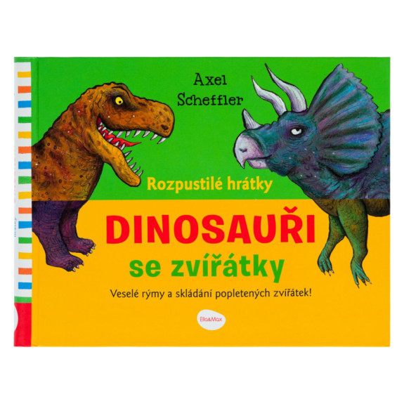 Rozpustilé hrátky dinosaury so zvieratkami