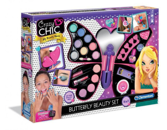 Make-up sada motýľ Crazy Chic