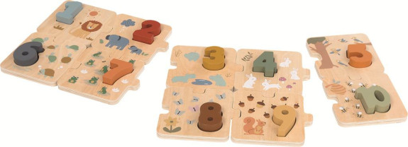 Puzzle Počítanie so zvieratkami 2Kids Toys
