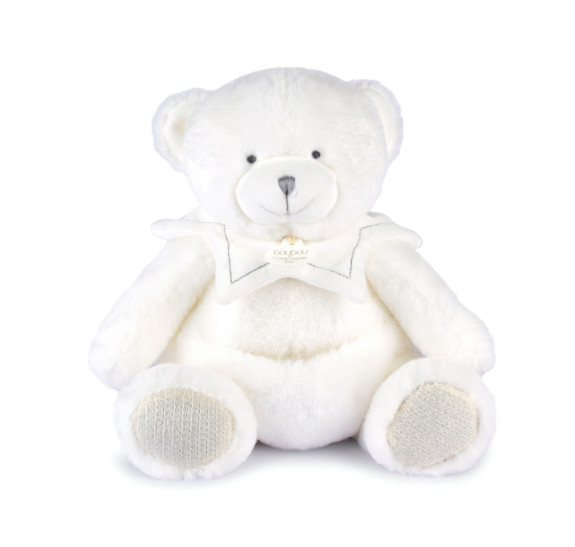 Darčeková sada Plyšový medvedík s dečkou 30 cm béžový Doudou