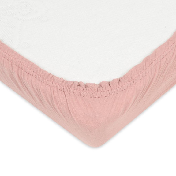 Mušelínové prestieradlo s gumou 60 x 120 cm BabyMatex
