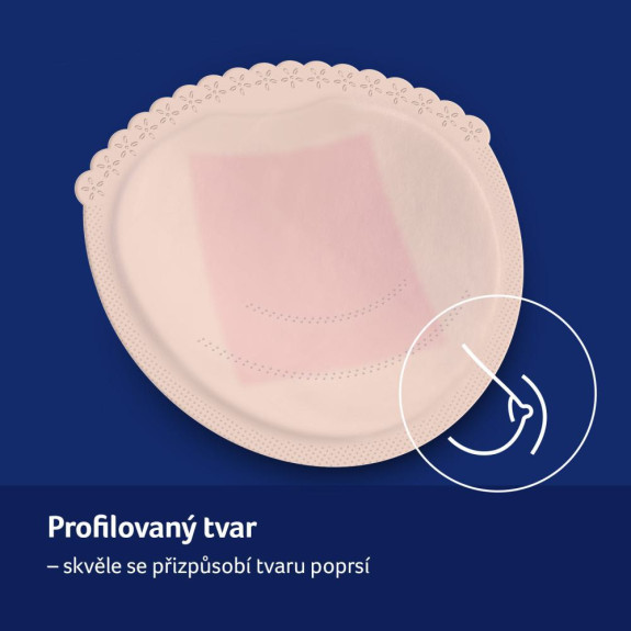 Vložky do podprsenky antibakteriálne Discreet Elegance 20 ks čierne Lovi