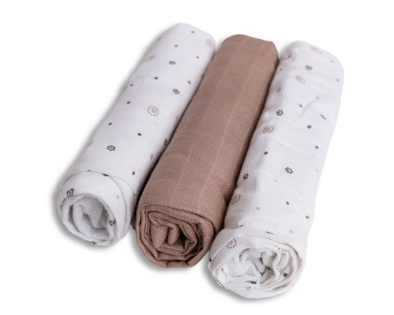 Bambusové plienky 70 x 70 cm 3 ks Babymatex