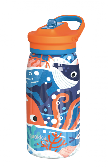 Nerezová termofľaša s náustkom Pop Kids 445 ml Quokka