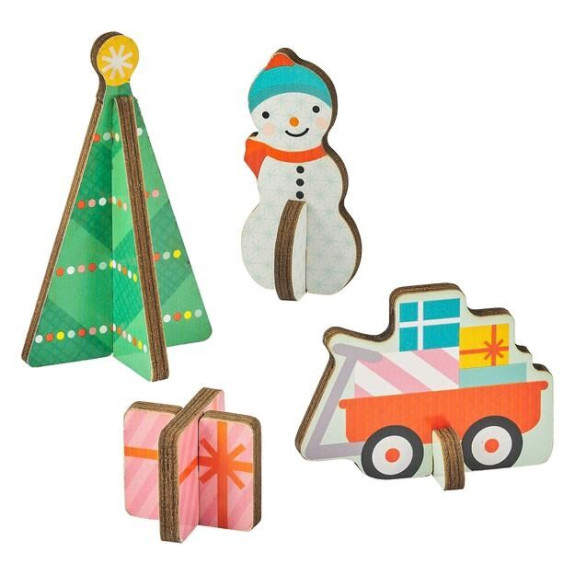 Petit Collage Vianočný adventný kalendár