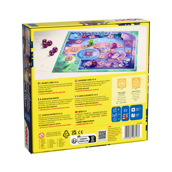 Spoločenská hra Play&Learn Tajný kód 13+4 Haba