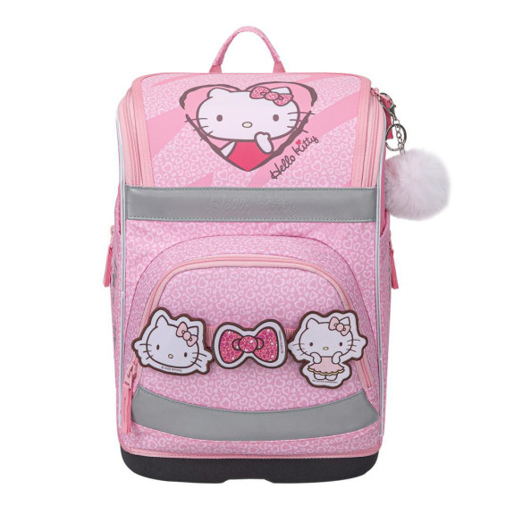 Set 5 Zippy Plus Hello Kitty Sweet Leopard: aktovka, peračník, vrecko, zástera, peňaženk Baagl