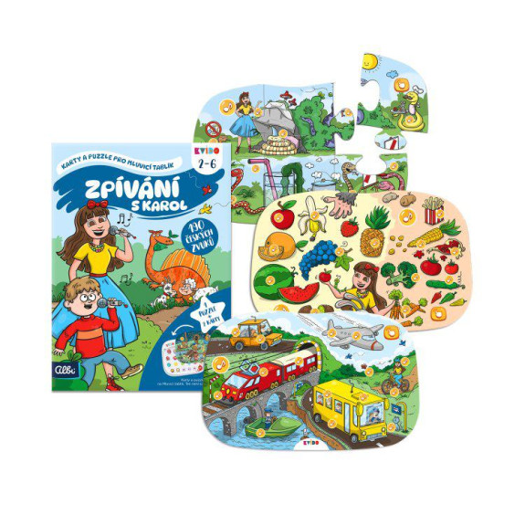 Kvído - Spievanie s Karol: Karty a puzzle pre Hovoriaci tabuľ 2