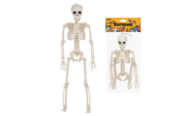 Dekorácia Halloween kostlivec 45 cm na zavesenie