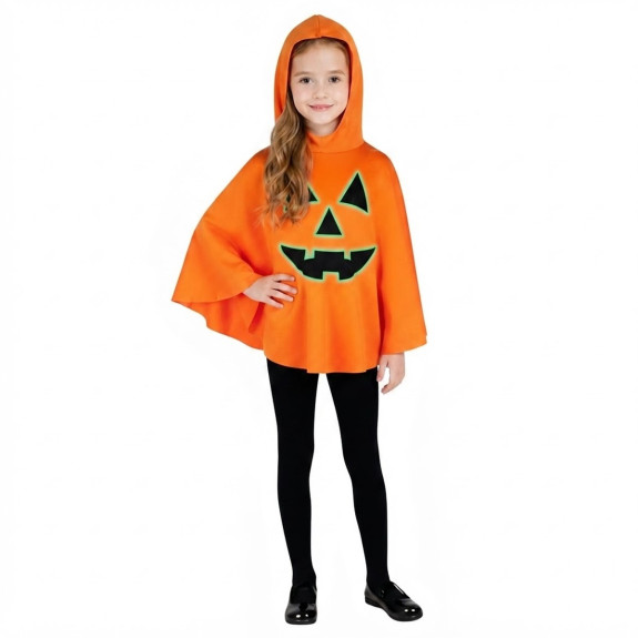 Detský karnevalový prevlek Orange Halloween Scary Pumpkin FunCo