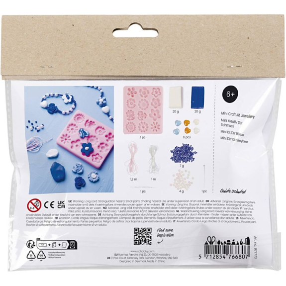 Kreatívna súprava Mini Craft Kit Jewellery Flowers Creativ Company
