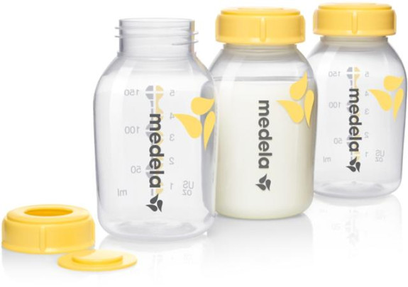 Súprava fľaštičiek na uskladnenie mlieka 150 ml, balenie 3 ks Medela