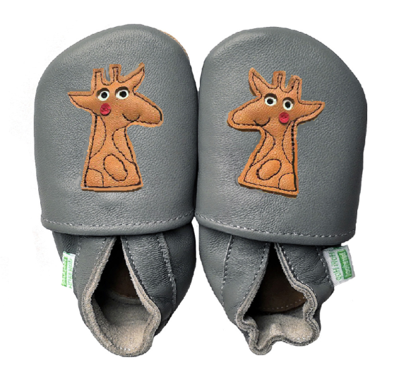 Kožené capáčky Barefoot Veľ. L (12-18 mes.) Hopi Hop