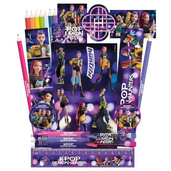 Adventný kalendár V2 papierenský K-pop Demon Hunters