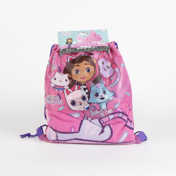 Súprava Gabby´s Dollhouse uterák, šiltovka a vrecko