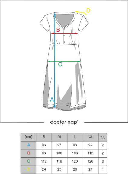 Dojčiace nočné košele TCB.9928 STRIPES DOCTOR NAP