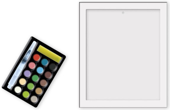 Súprava maxi Maľovanie podľa čísel Kone Janod Atelier