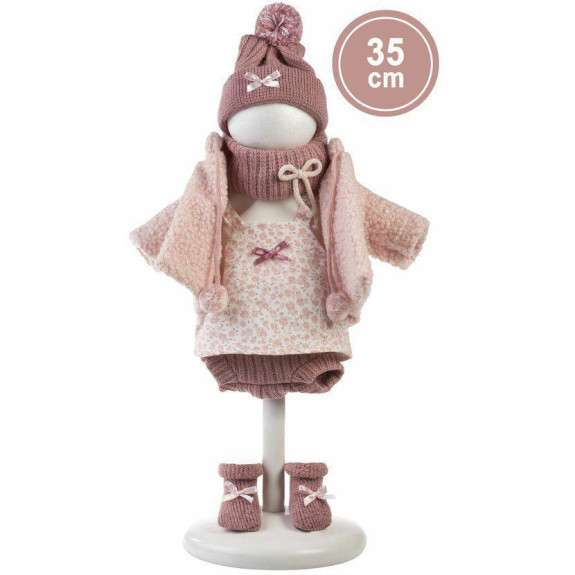 Realistická bábika Sara s mäkkým látkovým telom 35 cm Llorens