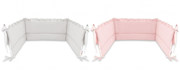 Mantinel s volánikom do postieľky 120 x 60 cm, BABY NELLYS 180 cm Royal