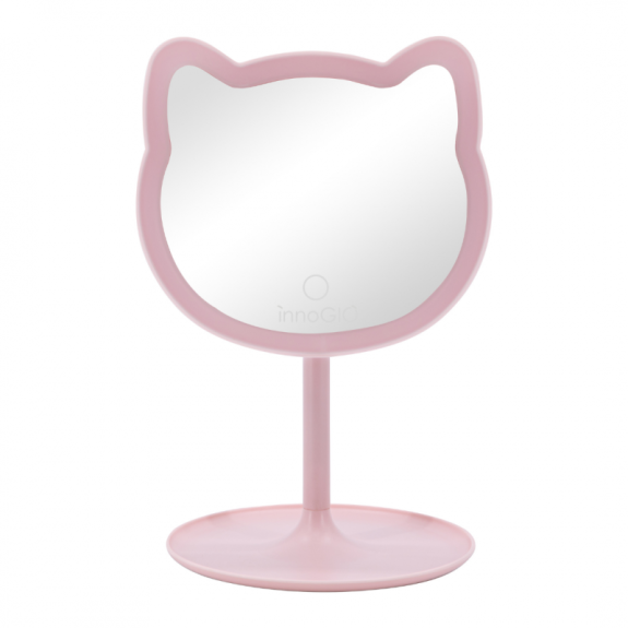 Kozmetické zrkadlo GIOperfect Pink Cat