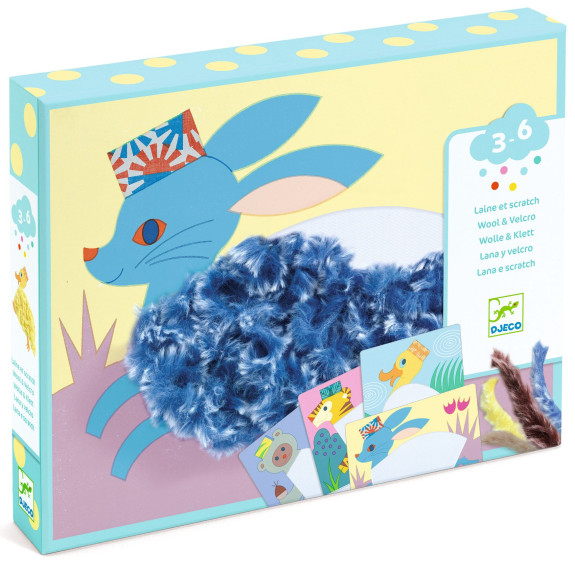 Kreatívna sada Wool & Velcro - S čiapkou Djeco