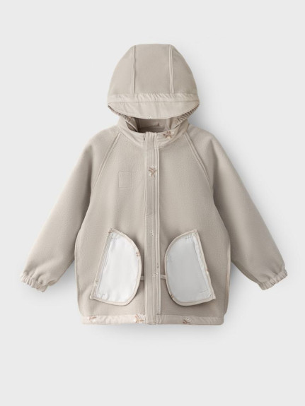 Softshellová bunda Lake Silver Cloud Flower Leokid