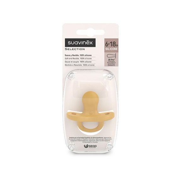 Cumlík fyziologický silikón 6-18 m SX PRO Colour Essence Suavinex