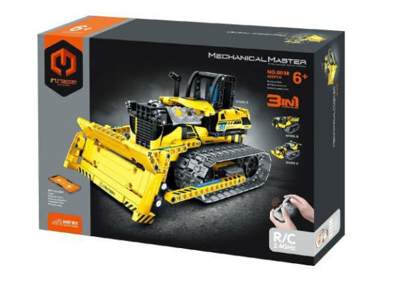 Stavebnica 3 v 1 programovateľný stavebný stroj RC 2,4 GHz 452 dielikov čias. pack iM.Master