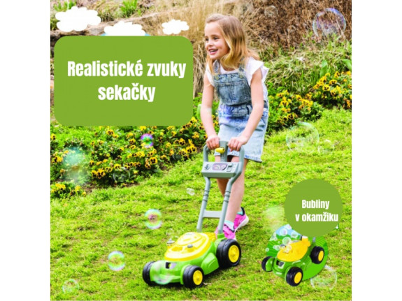 Bublifuková kosačka John Deere Kids