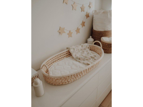 Prebaľovací košík pre bábätko Corn + podložka Ahojbaby