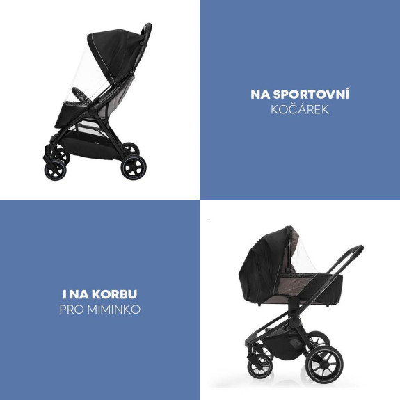 Pláštenka na kočík univerzálna exclusive Black Zopa