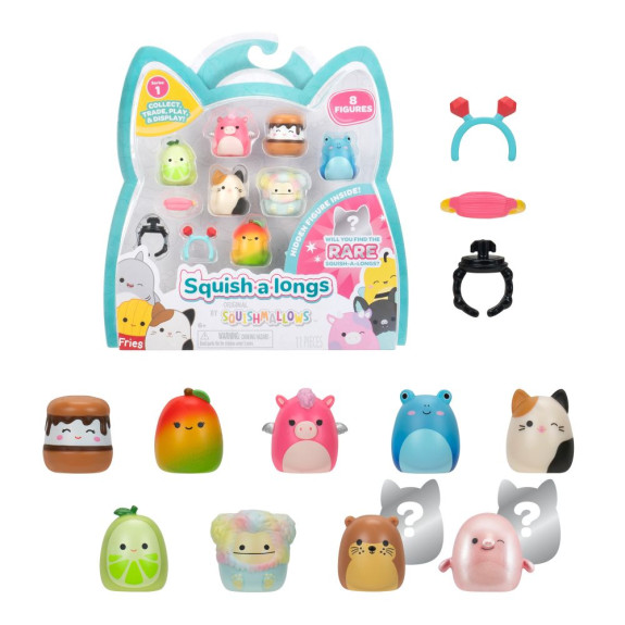 Squish a longs sada 8 figúrok
