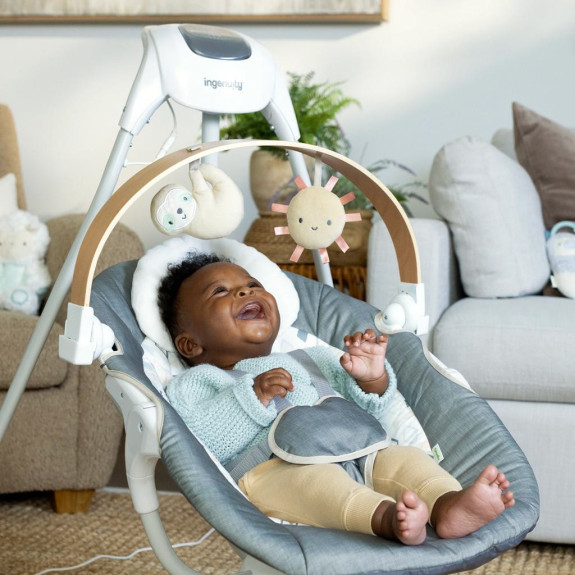 Hojdačka pohupujúca hudobný Parker™ 0 m+, do 9 kg Ingenuity