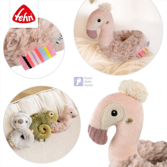 Mäkký krúžok plameniak, Pink Baby Fehn