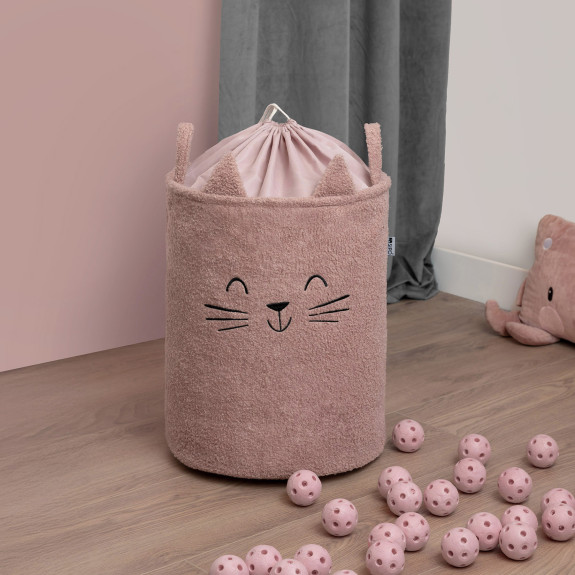 Kôš na hračky Premium Bouclé so šnúrkou 43 l Sipo