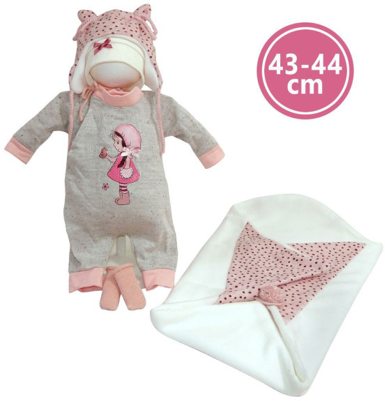 Obleček pre bábiku bábätko New Born veľkosti 43-44 cm Llorens