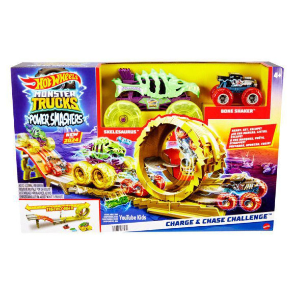 Hot Wheels Monster trucks power smashers dráha masívne deštrukcie
