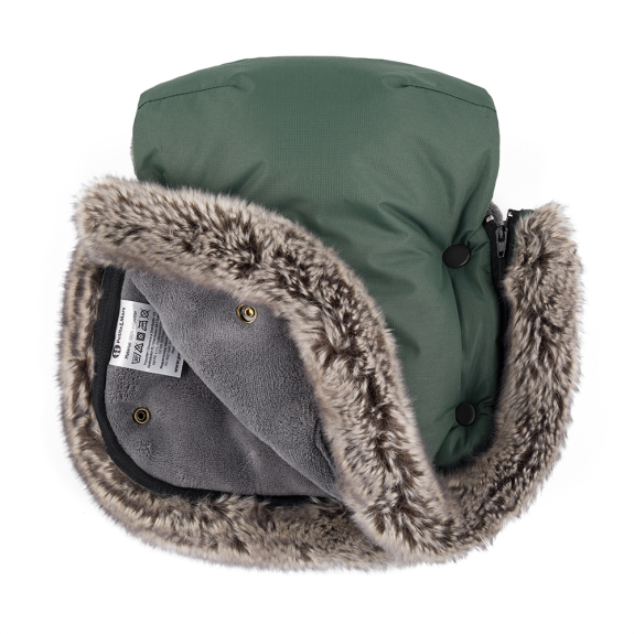 Set zimný fusak Comfy 4 v 1 + rukavice na kočík Furry Petite & Mars