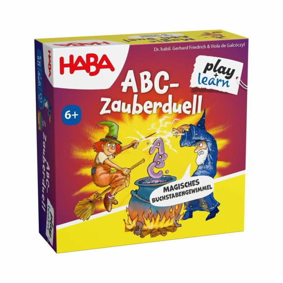Play&Learn Vzdelávacia slovná mini hra ABC od 6 rokov Haba