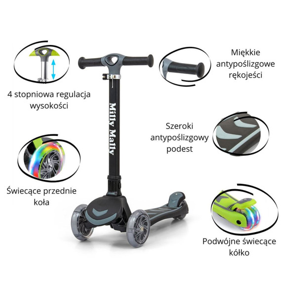 Detská kolobežka Scooter Boogie Milly Mally