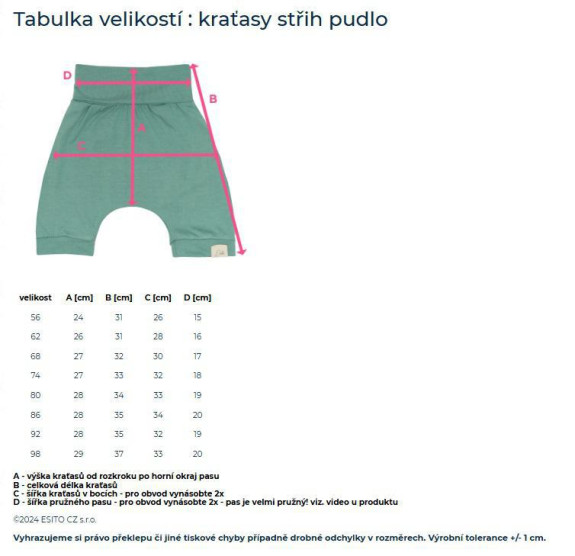 Detské kraťasy Unicorn biele Esito