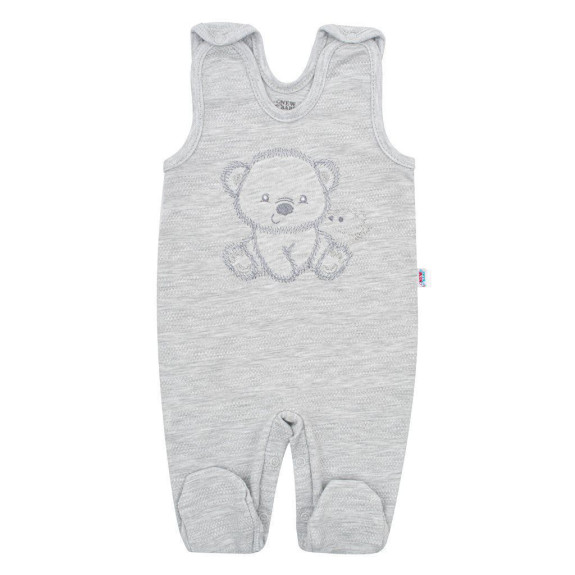 Dojčenská súpravička do pôrodnice New Baby Sweet Bear sivá